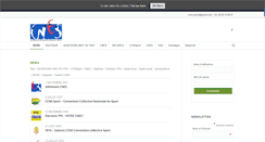 Desktop Screenshot of cnes-entraineurs.com